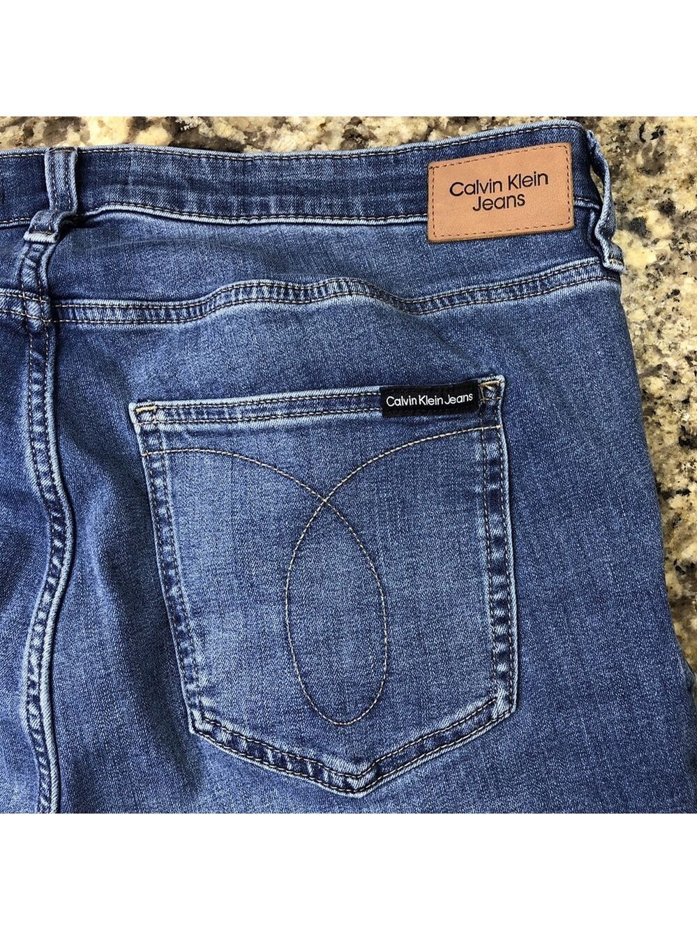 Size 18W X 27 Calvin Klein High Rise Skinny Women’s Jeans Stretchy BD - Picture 13 of 14